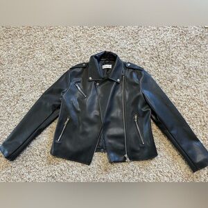 MNG Faux Leather Jacket SIZE XL